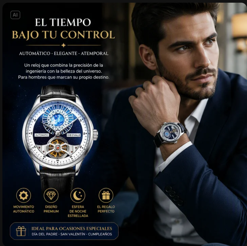 RELOJ MECÁNICO AUTOMÁTICO PARA HOMBRE