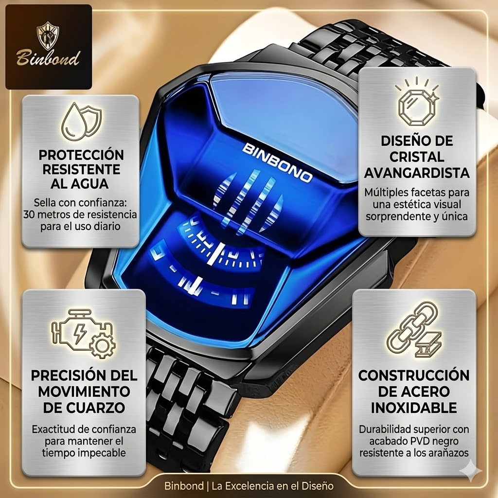 RELOJ BLUE 2026 - MODELO FUTURISTA QUE DEFINE TU ESTILO