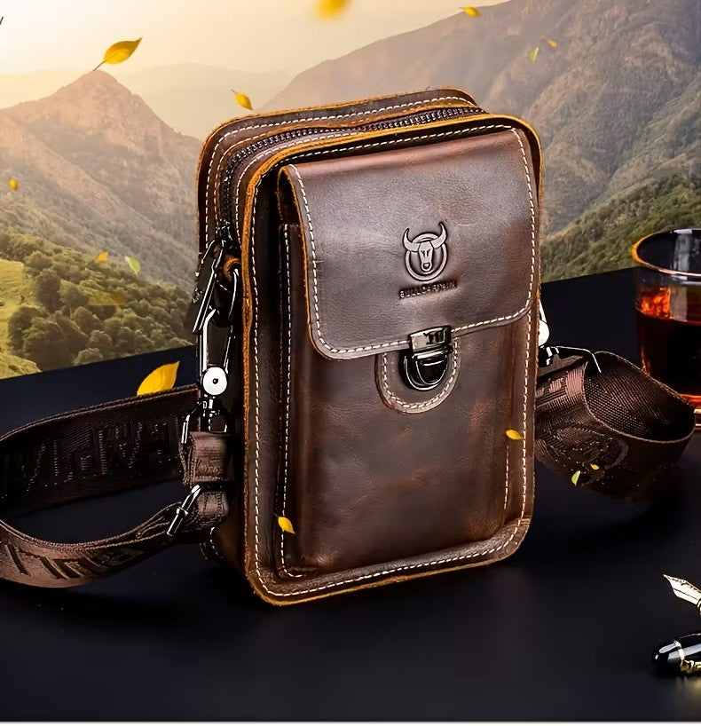 BOLSO CUERO PARA HOMBRE- CALIDAD GARANTIZADA