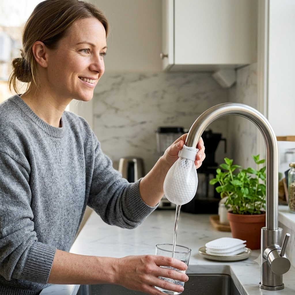 TELA PURIFICADORA-DISFRUTA DE AGUA MAS LIMPIA PARA COCINAR, LAVAR Y BEBER