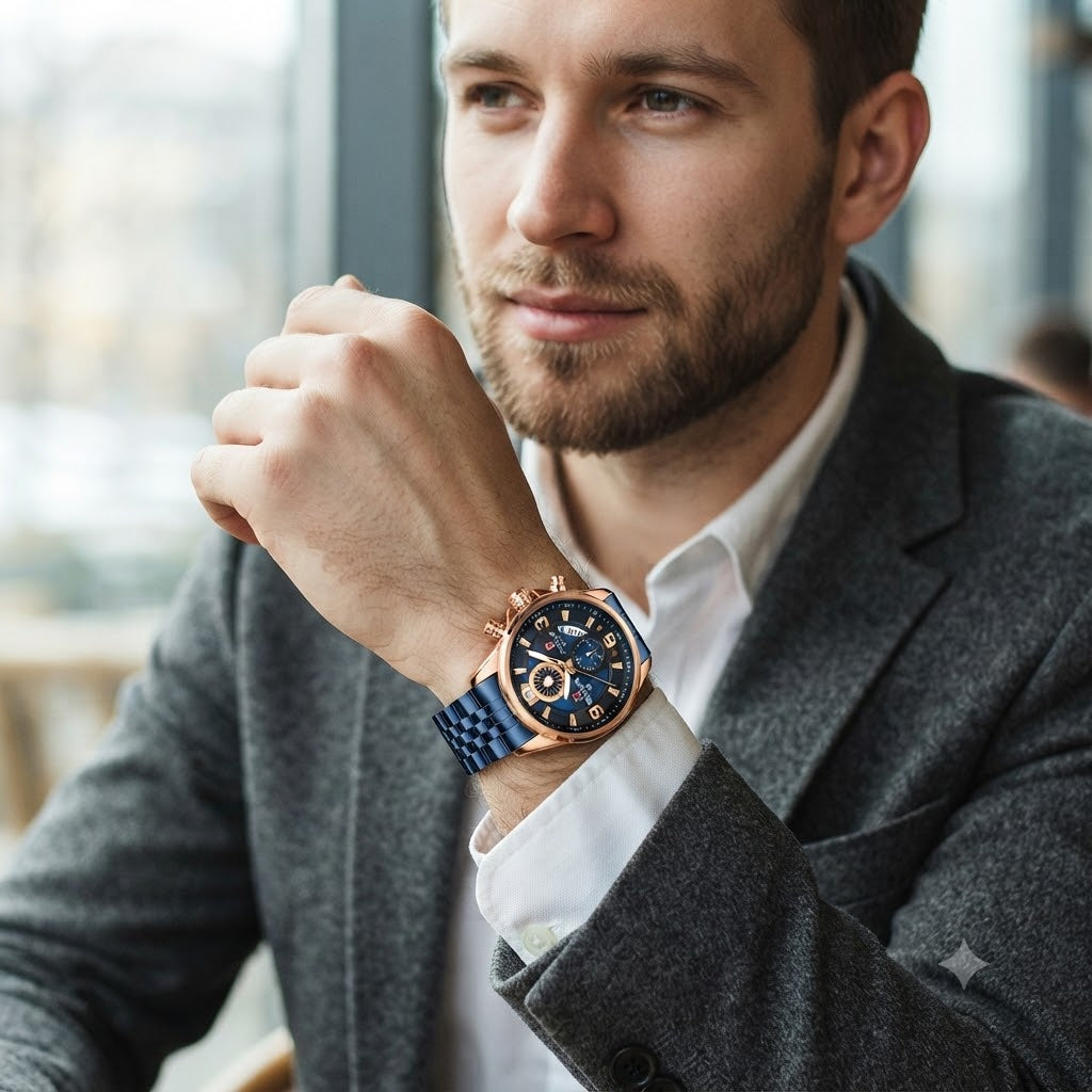 RELOJ DEPORTIVO ELEGANTE-UN DISEÑO EXCLUSIVO QUE COMBINA LUJO,RENDIMIENTO Y ESTILO