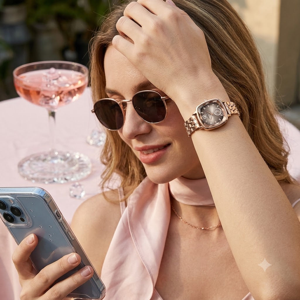 RELOJ MUJER ELEGANTE-ELEGANTE Y VERSATIL PERCFECTA PARA TI