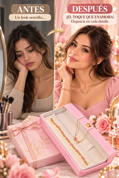 EL SET DE JOYAS MÁS ENCANTADOR-EL DETALLE QUE HARÁ BRILLAR SU SONRISA