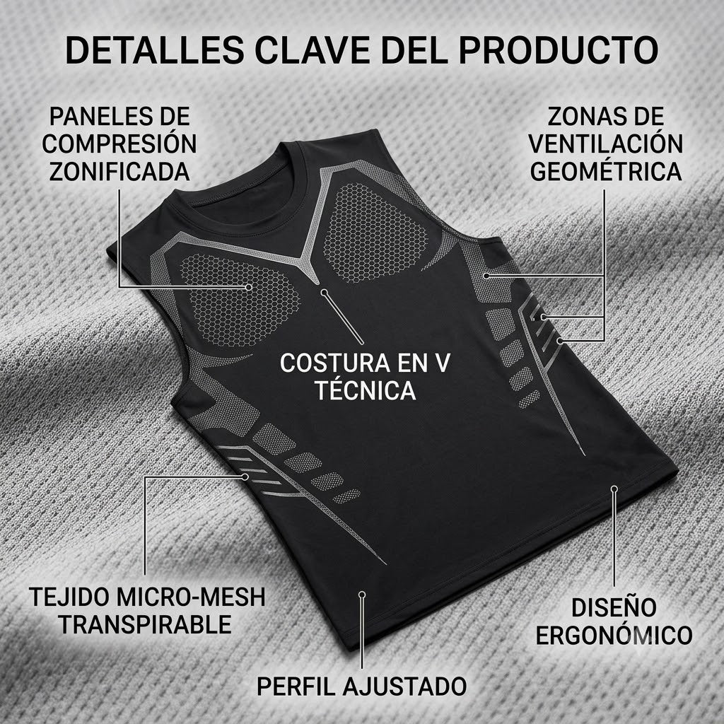 CHALECO PARA HOMBRE - QUEMA GRASA Y CON AJUSTE PERFECTO DURANTE EL DIA