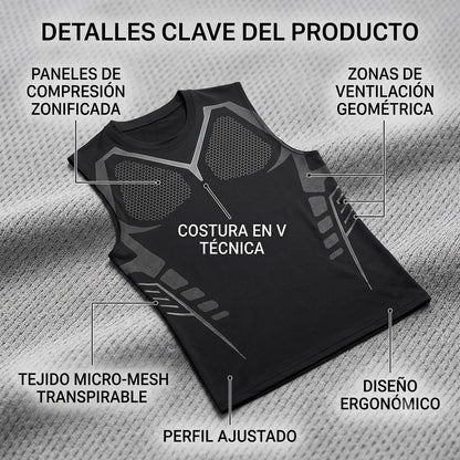 CHALECO PARA HOMBRE - QUEMA GRASA Y CON AJUSTE PERFECTO DURANTE EL DIA