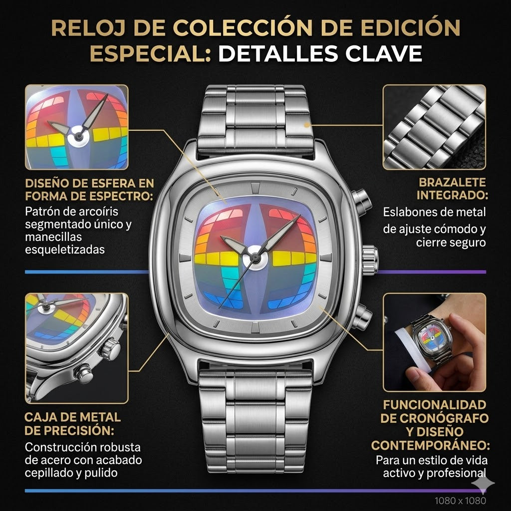 RELOJ DE TECNOLOGIA AVANZADA - UN ARTE EN TU MUÑECA