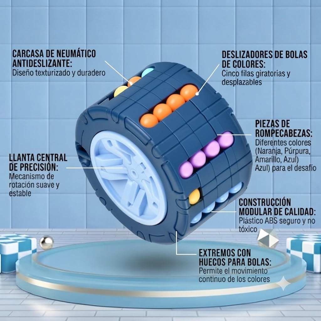CUBO DE ROMPECABEZAS 3D-ENTRENAMIENTO INTELIGENTE A LA PALMA DE TU MANO