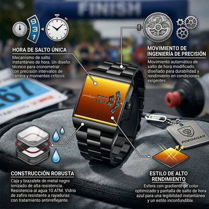 RELOJ POEDAGAR FUTURISTA- DISEÑO PENSADO PARA DESTACAR TODOS LOS DIAS