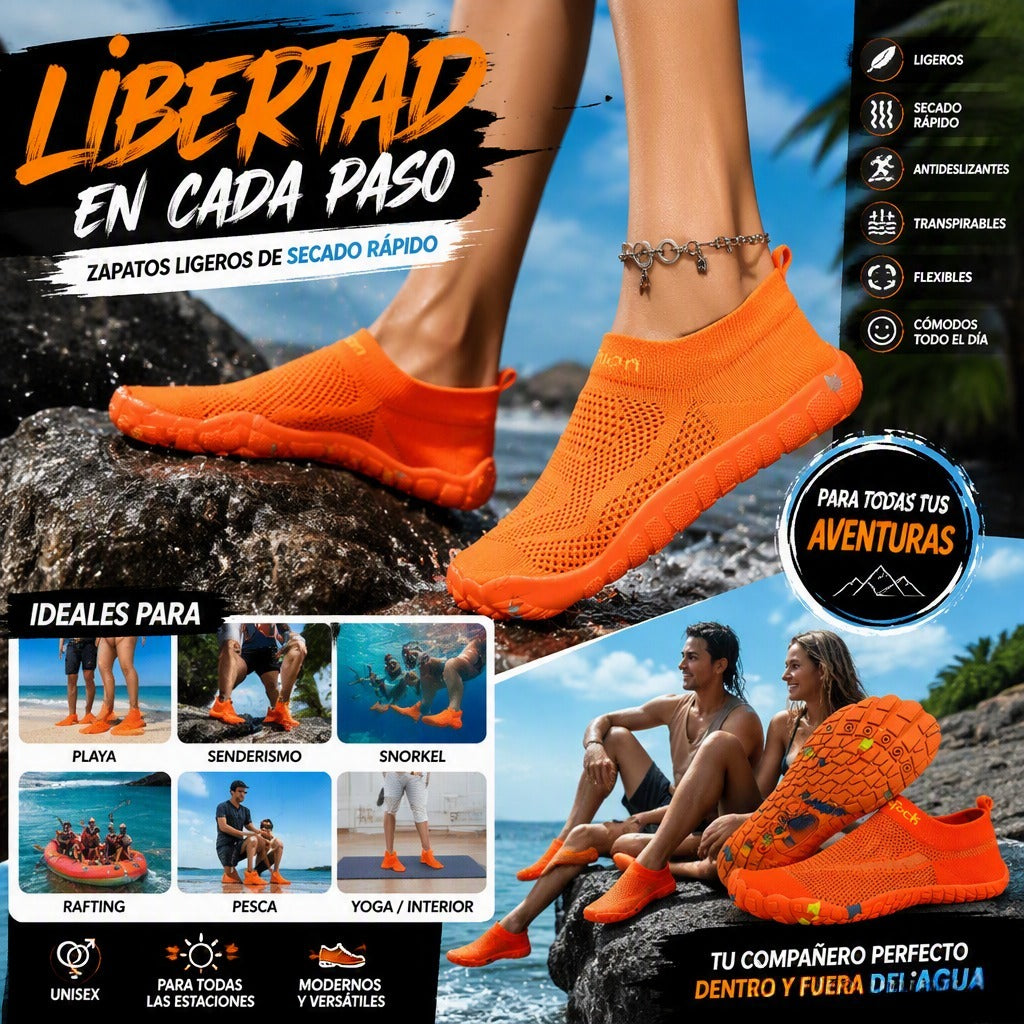 ZAPATILLAS LIGERAS DE SECADO RÁPIDO