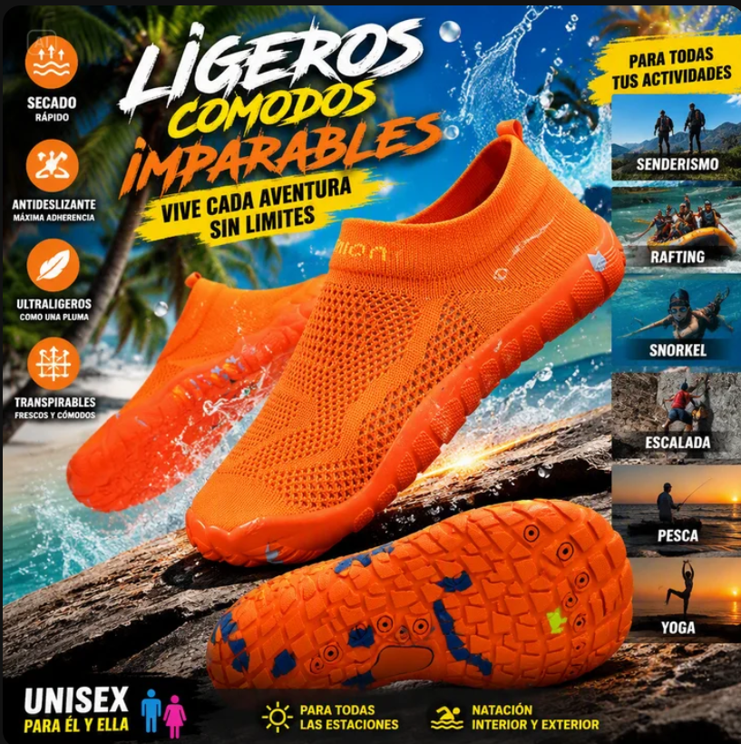 ZAPATILLAS LIGERAS DE SECADO RÁPIDO
