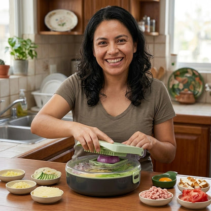 CORTADOR DE VERDURAS MULTIFUNCIONAL - COCINA RAPIDO Y FACIL TODOOS LOS DIAS
