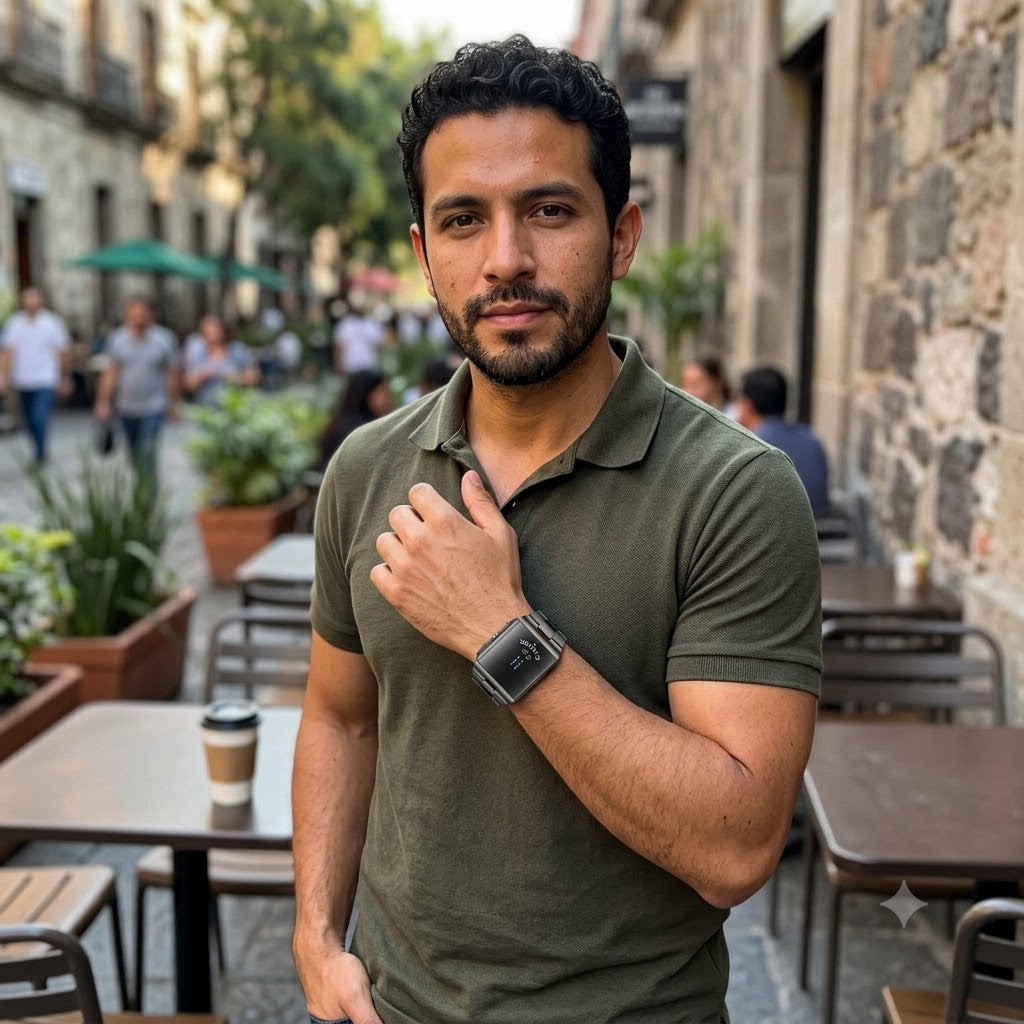 RELOJ FUTURISTA-DISEÑO EXCLUSIVO CON  ELEGANCIA QUE TE HACE RESALTAR