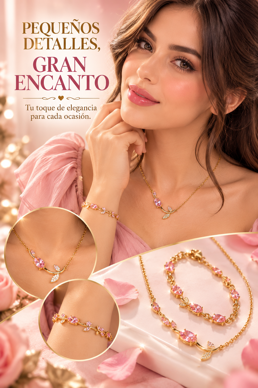 EL SET DE JOYAS MÁS ENCANTADOR-EL DETALLE QUE HARÁ BRILLAR SU SONRISA