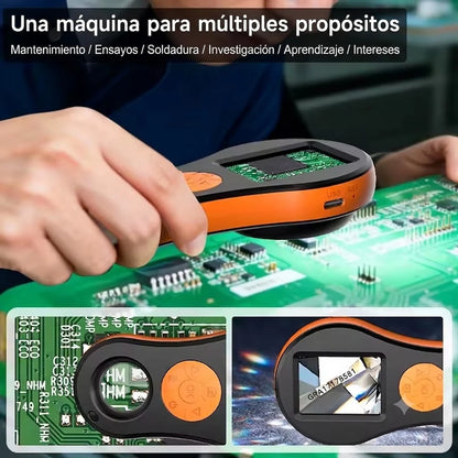 MICROSCOPIO PORTATIL-IPS DE 2,0 PULGADAS HD 1080P 500X TIK