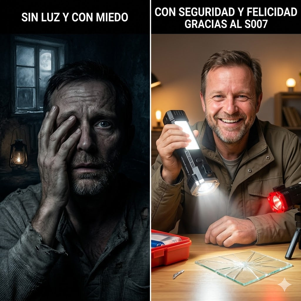 LINTERNA MULTIFUNCIONAL DE ALTO BRILLO - SEGURIDAD Y EMERGENCIAS AL INSTANTE