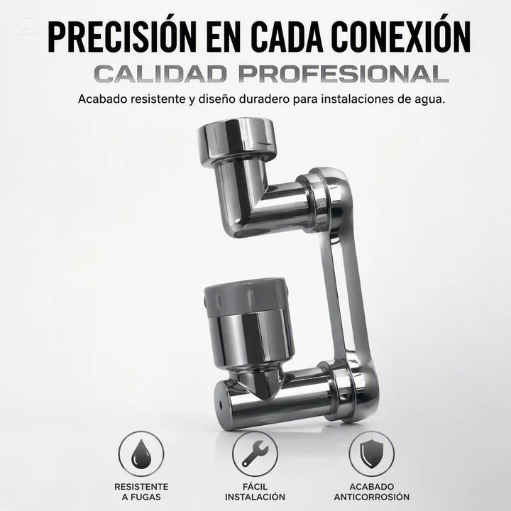 ADAPTADOR DE GRIFO GIRATORIO MULTIFUNCIONAL-MAXIMA FLEXIBILIDAD Y FACIL INSTALACION
