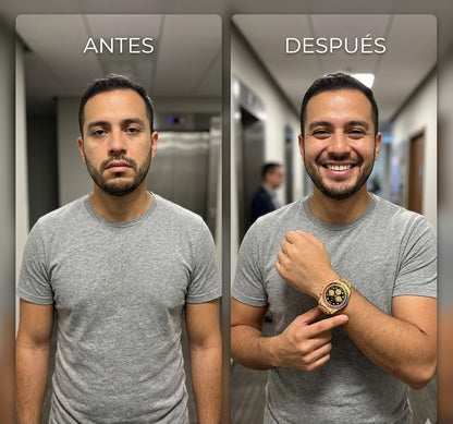 RELOJ DISEÑO ARCO IRIS - CON ACABADOS BRILLANTES  Y EXCLUSIVOS QUE ENAMORAN