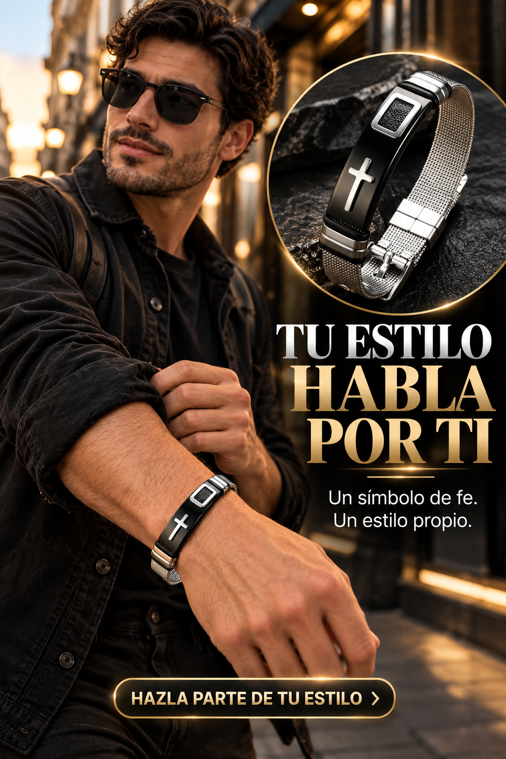 UNA PULSERA CON ESTILO, FE Y PERSONALIDAD-LLEVA CONTIGO EL SÍMBOLO DE TU FE