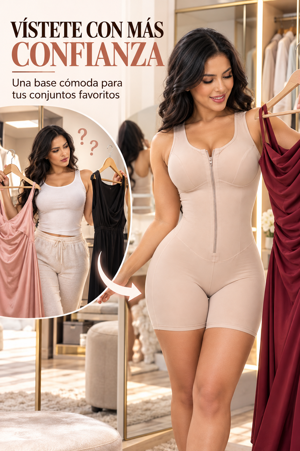FAJA COMPLETA-MOLDEA TU FIGURA CON UN BODY FAJA QUE REALZA TUS CURVAS