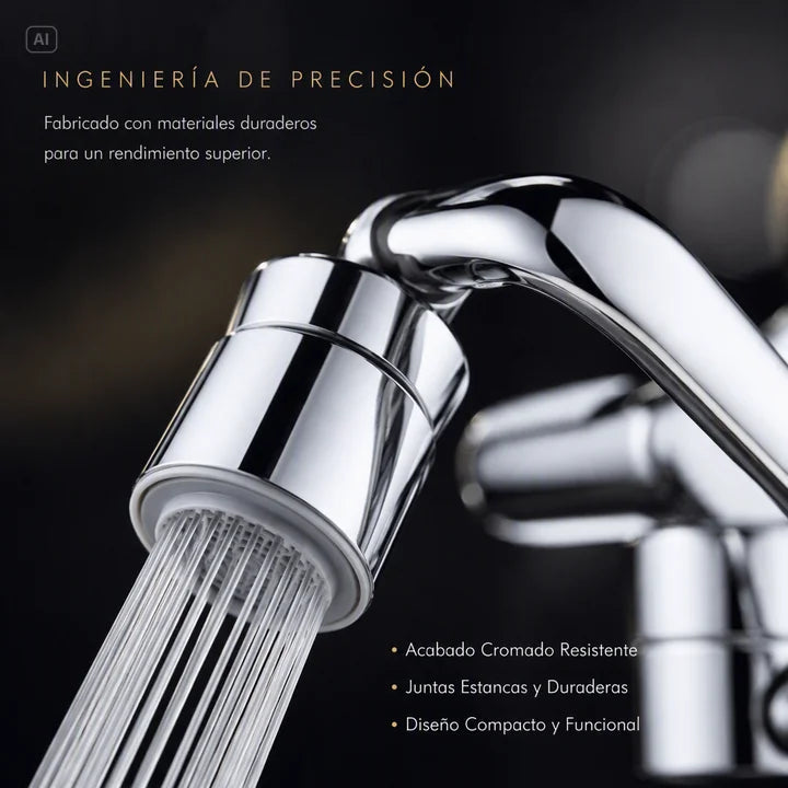 ADAPTADOR DE GRIFO GIRATORIO MULTIFUNCIONAL-MAXIMA FLEXIBILIDAD Y FACIL INSTALACION