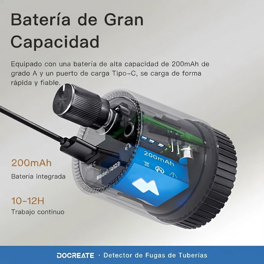 DETECTOR DE FUGAS DE AGUA Y TUBERIAS-KIT PROFESIONAL DE DETECCION PARA EL HOGAR