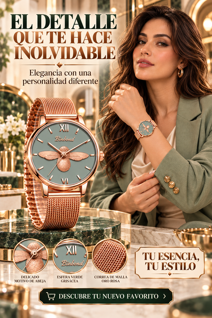 RELOJ CIGARRA-UN DISEÑO EXCLUSIVO QUE COMBINA ELEGANCIA, DELICADEZA Y LUJO EN CADA DETALLE