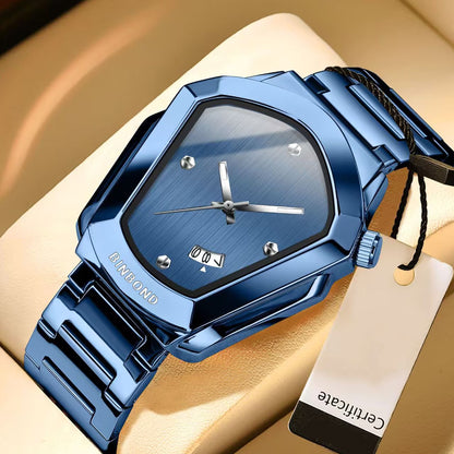 RELOJ BINBOND AZUL - PARA EL HOMBRE ELEGANTE Y  MODERNO