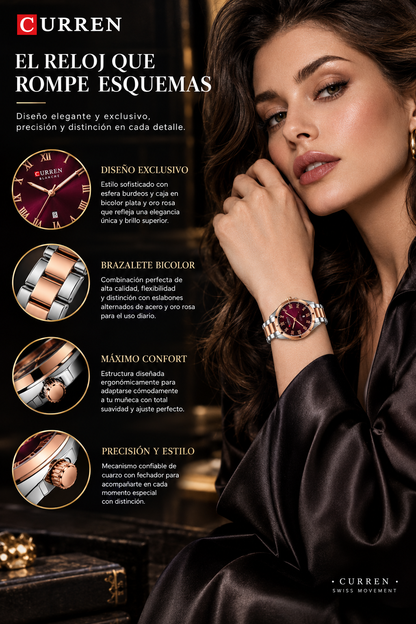 RELOJ EXCLUSIVO QUE TODA MUJER NECESITA LLEVAR PARA BRILLAR