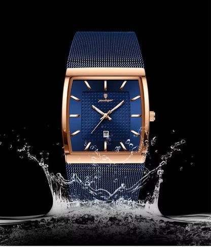 RELOJ POEDAGAR AZUL - DISEÑO UNICO Y SOFISTICADO