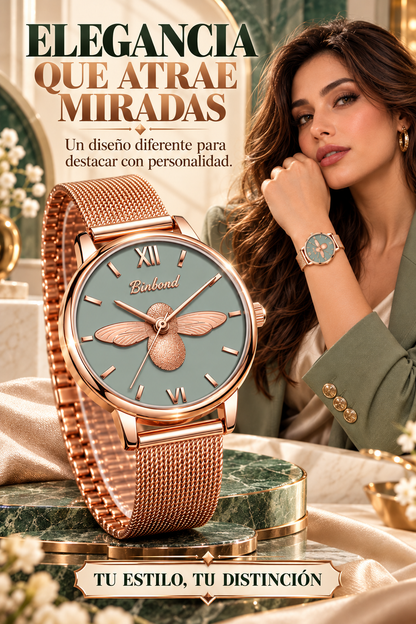 RELOJ CIGARRA-UN DISEÑO EXCLUSIVO QUE COMBINA ELEGANCIA, DELICADEZA Y LUJO EN CADA DETALLE