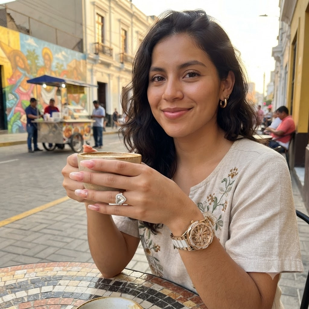 RELOJ DE DAMA DORADO-UN DISEÑO EXCLUSIVO QUE TE HARA RESALTAR
