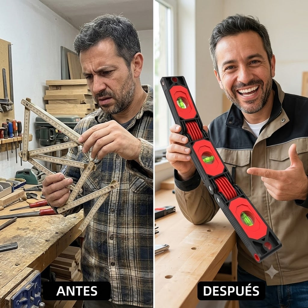 REGLA NIVELADORA PLEGABLE - LA HERRAMIENTA MAGNETICA PARA TUS PROYECTOS