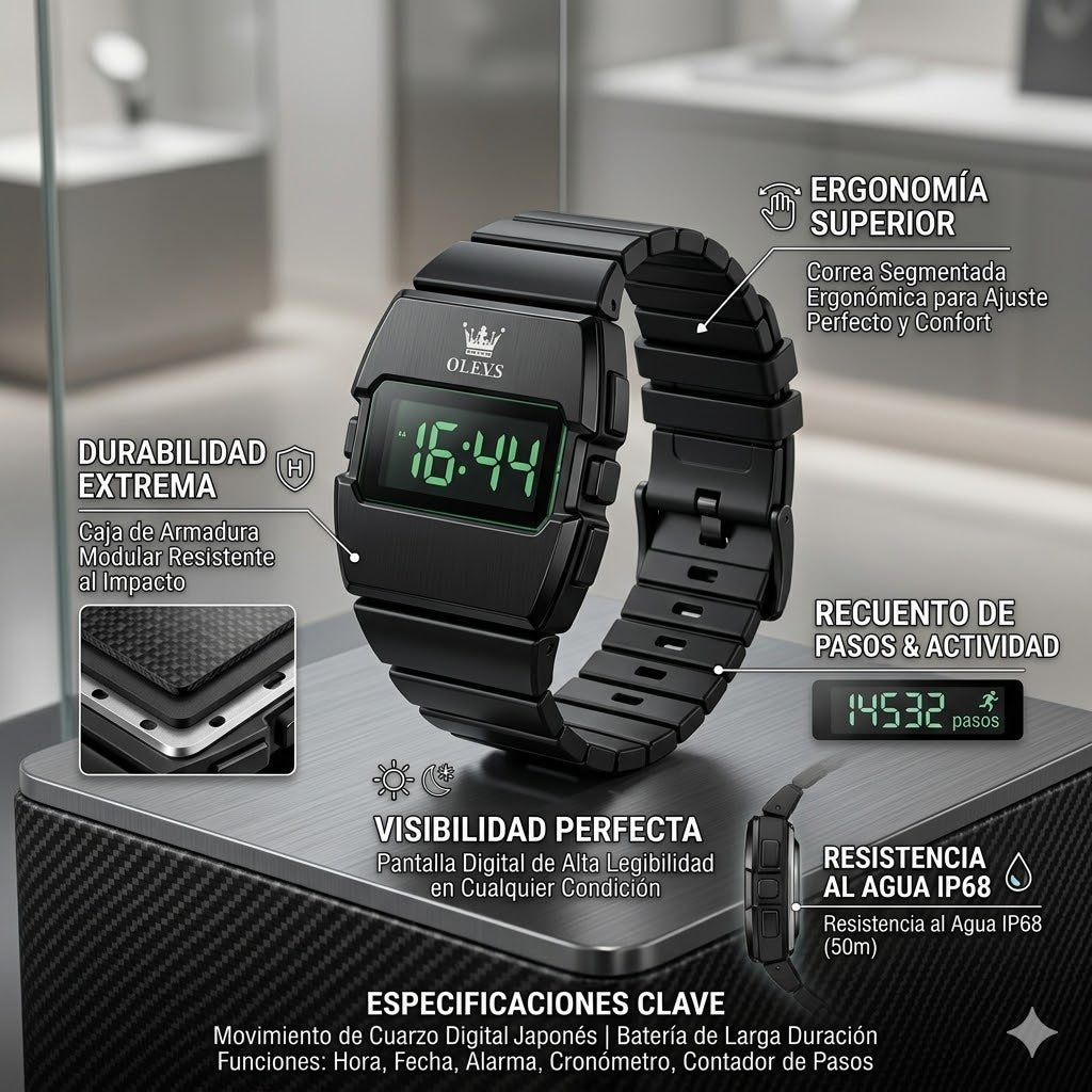 MODELO FUTURISTA - CANSADO DE RELOJES COMUNES