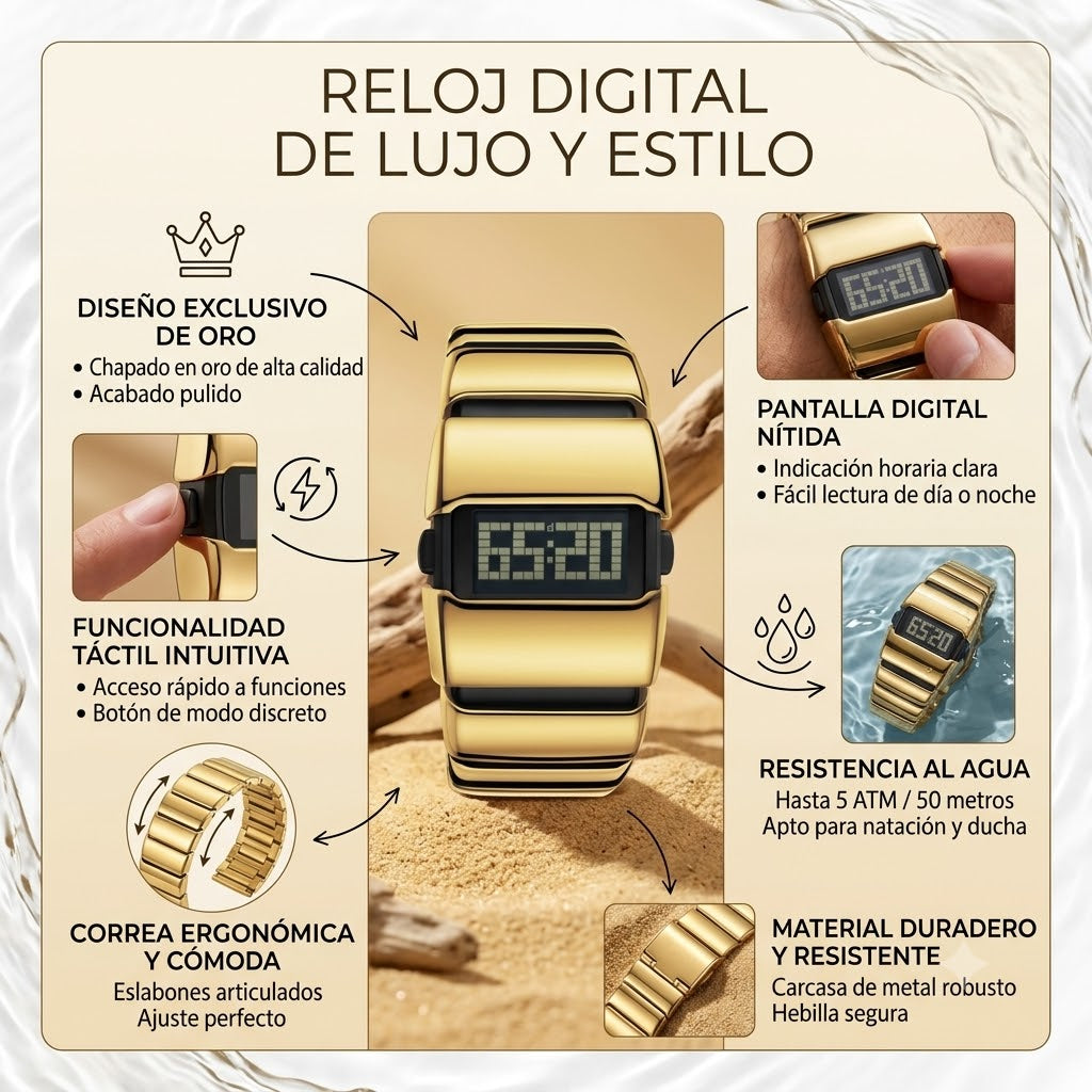 RELOJ POEDAGAR - DISEÑO DEPORTIVO Y  EXCLUSIVO PARA  DESTACAR ESTE 2026