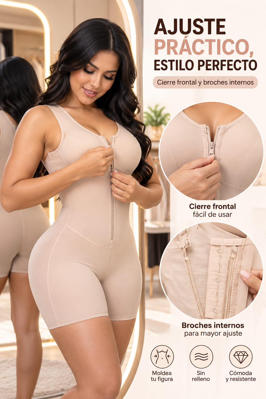 FAJA COMPLETA-MOLDEA TU FIGURA CON UN BODY FAJA QUE REALZA TUS CURVAS