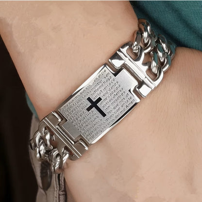PULSERA MODERNA -   SIMBOLO DE FE Y PROTECCION