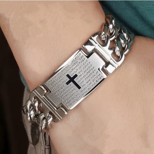 PULSERA MODERNA -   SIMBOLO DE FE Y PROTECCION