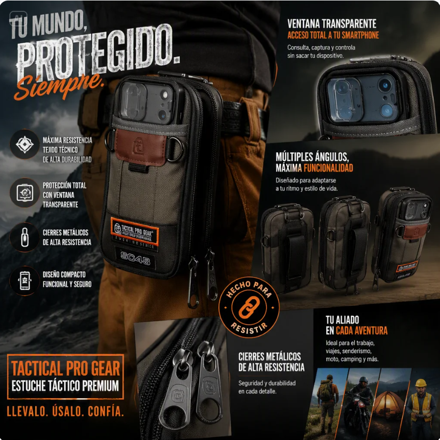 ESTUCHE RESISTENTE DE ALTA DURABILIDAD