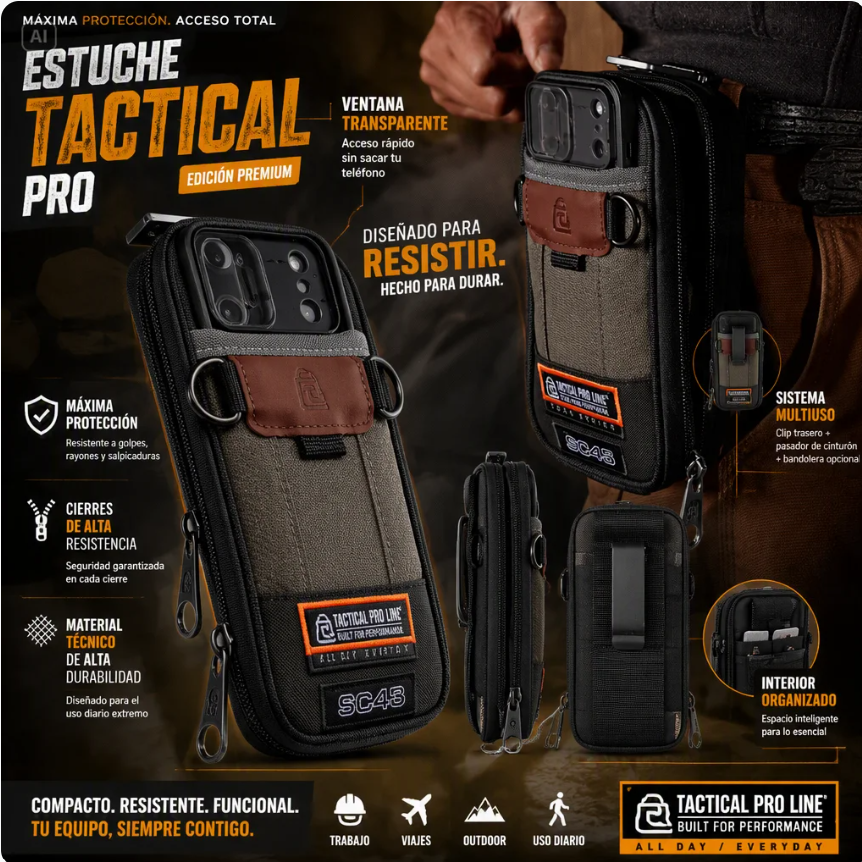 ESTUCHE RESISTENTE DE ALTA DURABILIDAD