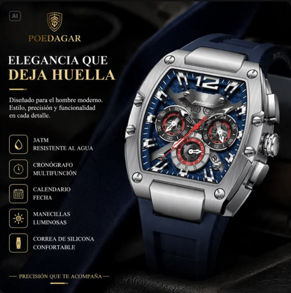 POEDAGAR RELOJ DE CUARZO PARA HOMBRE