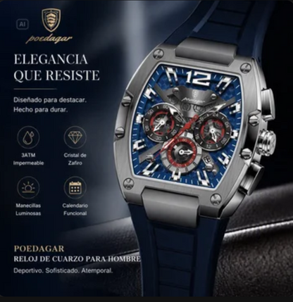 POEDAGAR RELOJ DE CUARZO PARA HOMBRE