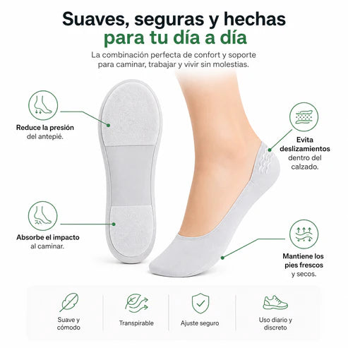 CALCETIN INVISIBLE - PARA UNA MEJOR COMODIDAD Y FRESCURA (PACK DE 2 PARES )