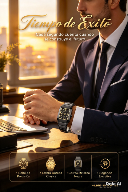RELOJ LIGE PARA HOMBRE DISEÑO ELEGANTE, MODERNO Y ESTILO SOFISTICADO PARA CUALQUIER OCASIÓN