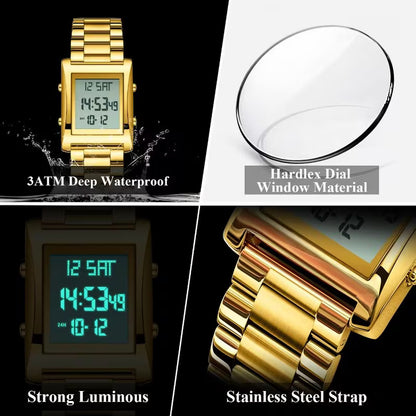 RELOJ DORADO - UN DISEÑO EXCLUSIVO Y PERFECTO PARA BRILLAR
