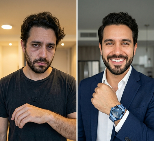 RELOJ BINBOND AZUL - PARA EL HOMBRE ELEGANTE Y  MODERNO