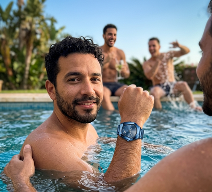 RELOJ BINBOND AZUL - PARA EL HOMBRE ELEGANTE Y  MODERNO