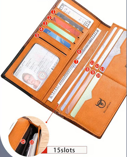 BILLETERA DE CUERO - ELEGANTE Y MULTIFUNCIONAL