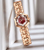 RELOJ DE MODA   CON CORREA DE ORO ROSA