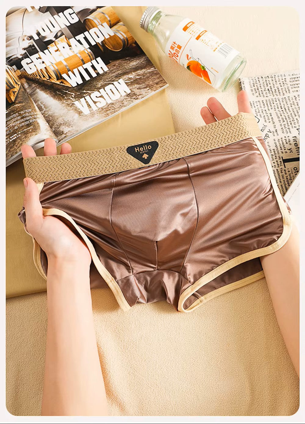 BOXERS HOMBRE SATIN (PACK DE 3 UNIDADES)