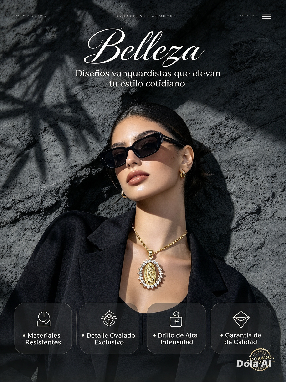 COLLAR DE LA VIRGEN MARÍA - Y DISEÑO ELEGANTE DE INSPIRACIÓN EUROPEA